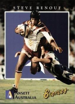 1997 Ansett Brisbane Broncos #NNO Steve Renouf Front